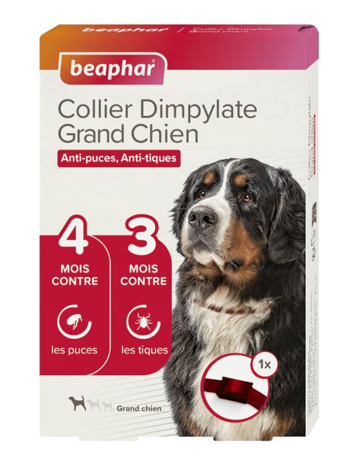 Collier antiparasitaire Dimpylate grand chien Beaphar Collier antiparasitaire Dimpylate grand chien Beaphar