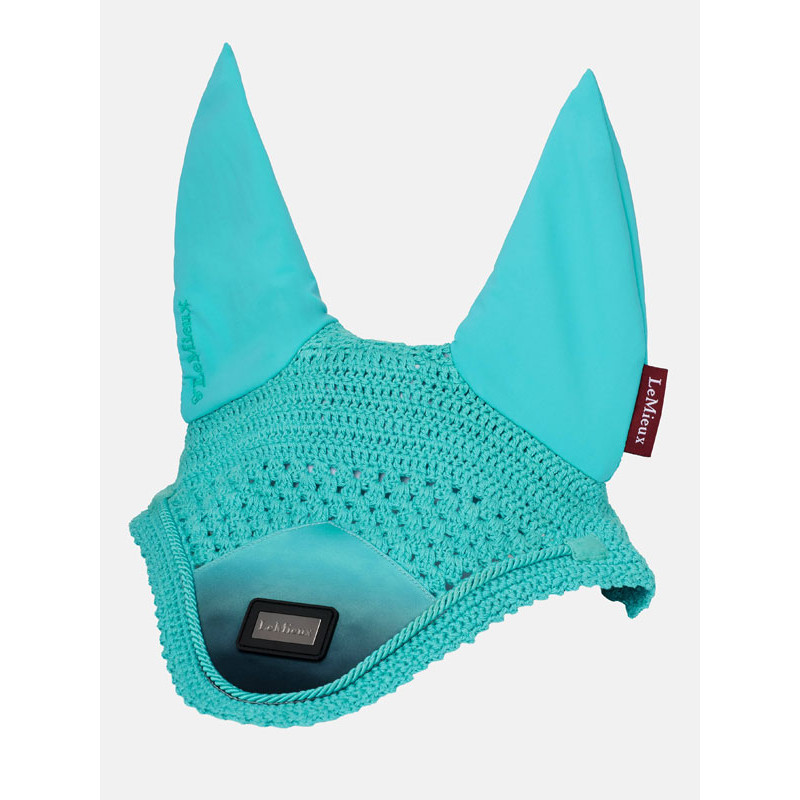 Bonnet Anti-mouches LeMieux Acoustic Pro – Taille L, Marron Moyen, Cheval