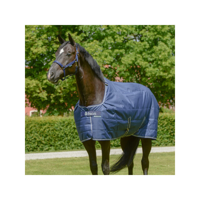 Couverture Cheval Bucas Power Turnout Light Stay-Dry - Argenté, Taille 165 Cm, Imperméable, Respirante, Avec Système Click'n Go