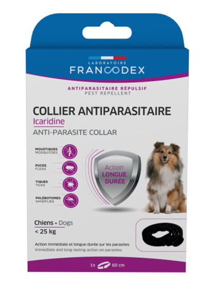 Collier antiparasitaire Icaridine chien Francodex