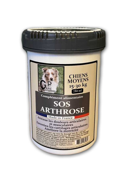 Complément alimentaire SOS Arthrose chien moyen 780ml Ungula Naturalis