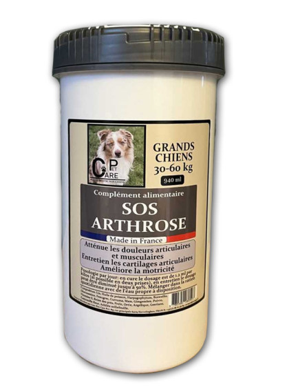 Complément alimentaire SOS Arthrose grand chien 940ml Ungula Naturalis