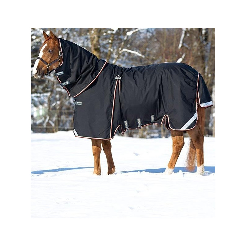 Couverture Rambo Optimo Turnout avec liner et couvrecou Horseware