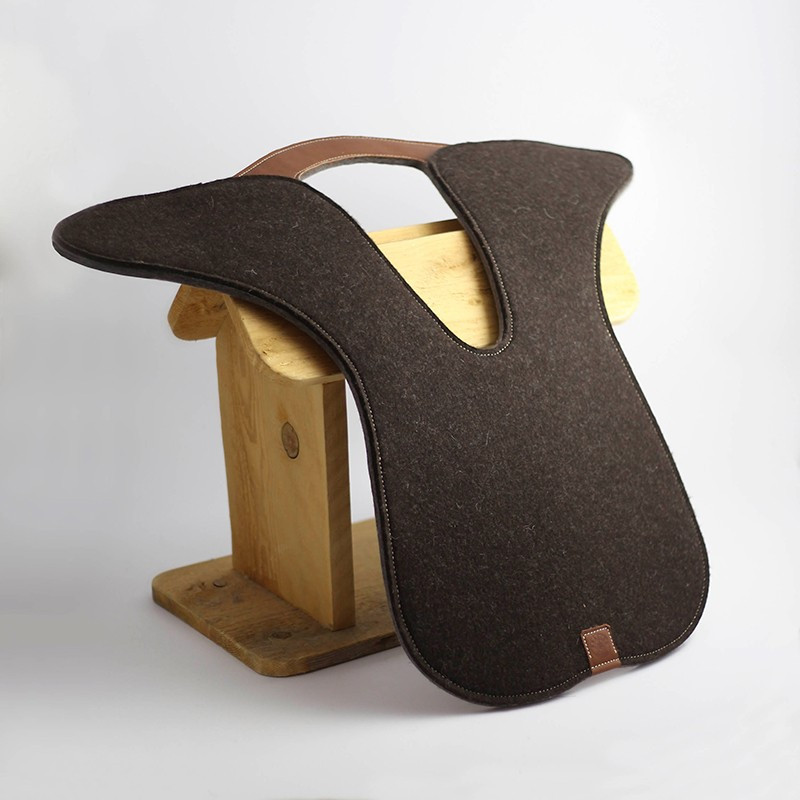 Genouillères En Cuir Et Feutre Kraft - Épaisseur 2,5 Cm - Sangle Réglable - Pour Travaux Maçonnerie, Carrelage - 5