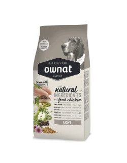 Croquettes chien Classic Light Ownat 20kg
