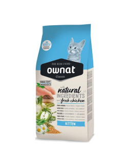 Croquettes pour chat Classic Kitten Ownat 4kg