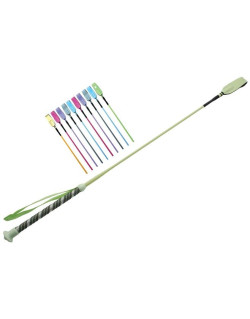 Cravache d'équitation gripp et strass