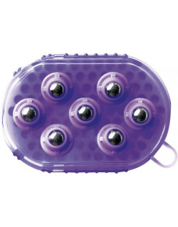 Gant double face étrille et massage