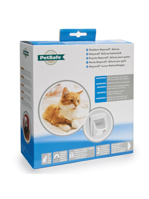 Porte Staywell magnétique Deluxe 4 positions PetSafe - chats et chien