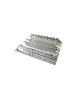 Étrille aluminium rectangulaire