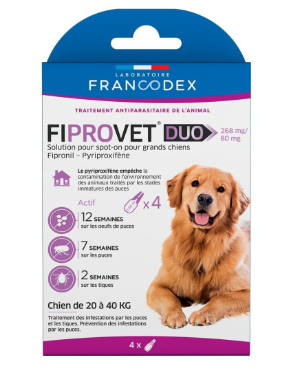 Collier Insectifuge de 10 kg à 20 kg 60 cm Pour Chiens - Francodex