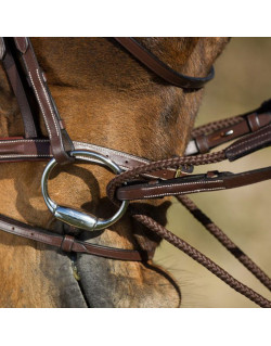 Rênes Allemandes Corde et cuir Rope HFI