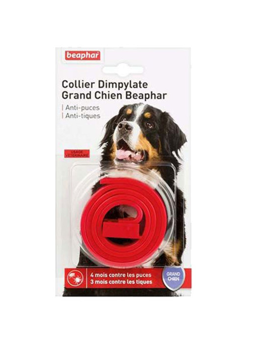 Collier Dimpylate grand chien Beaphar anti-puces et tiques
