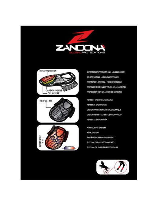 Protège-boulet Pro Air Junior Fetlock Black Edition Zandona