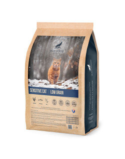 Croquettes Sensitive Cat Low Grain Wolfood 3kg