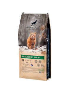 Croquettes Adult sterilized Cat Wolfood 10kg