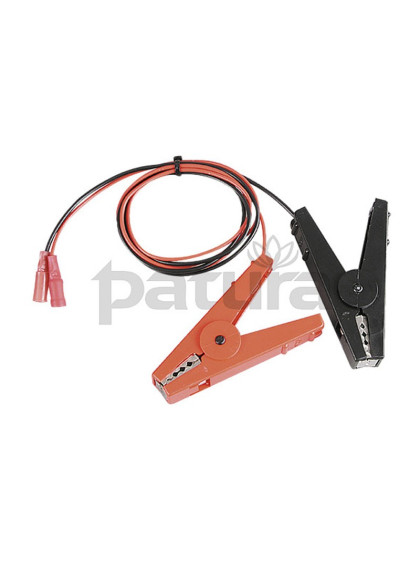 Cable de raccordement 12v pour électrificateur 9v Patura