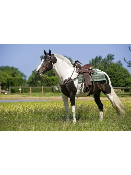Selle Western Randol's Santa Fe - Type mexicaine en cuir de buffle
