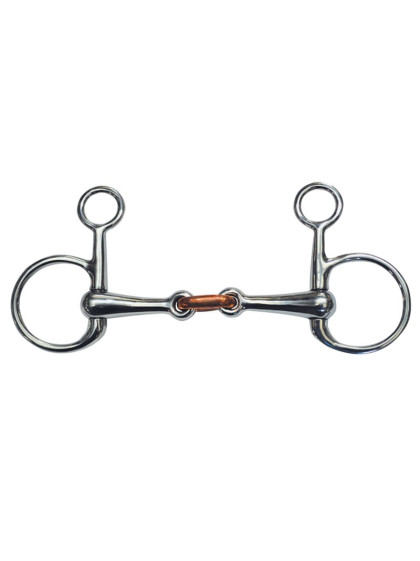 Filet Baucher double brisure inox/cuivre Privilège Equitation