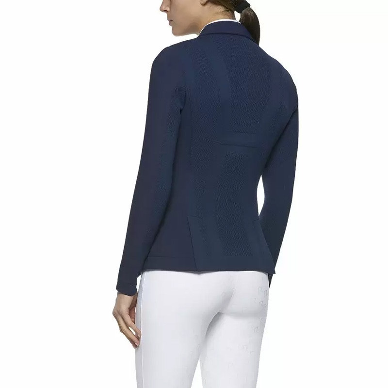 Veste de concours Tech Knit Zip femme Cavalleria Toscana bleu marine Veste de concours Tech Knit Zip femme Cavalleria Toscana bleu marine