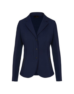 Veste de concours Tech Knit Zip femme Cavalleria Toscana bleu marine