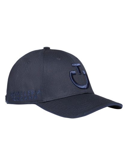 Casquette Logo Coton Cavalleria Toscana bleu marine