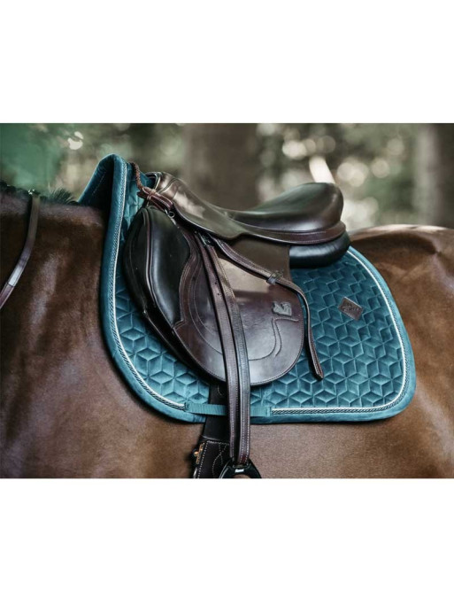 Tapis de selle Velvet Jumping Emeraude Kentucky Tapis de selle Velvet Jumping Emeraude Kentucky