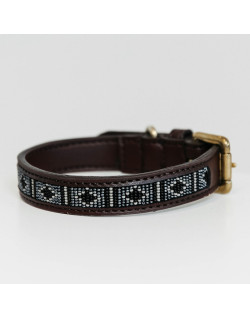 Collier pour chien perles faites main Kentucky