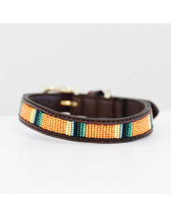 Collier pour chien perles faites main Kentucky