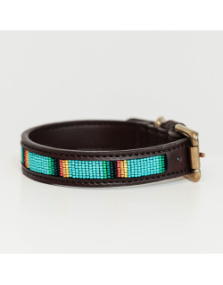 Collier pour chien perles faites main Kentucky