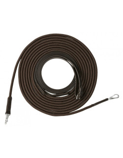 Longues rênes cuir/corde Riding World