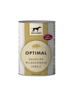 Pâtée William's Optimal au sanglier 400g