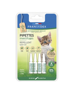 Pipettes Insectifuges pour Chatons Francodex