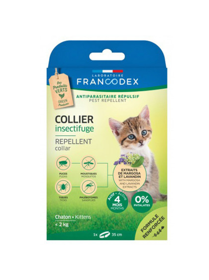 Collier Insectifuge pour chatons Francodex