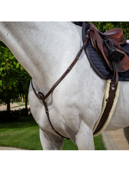 Collier de chasse Dy'on Fancy surpiqué (Hunter Collection)