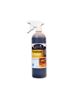Solution désinfectante Povidone 10% 946ml spray Horse Master