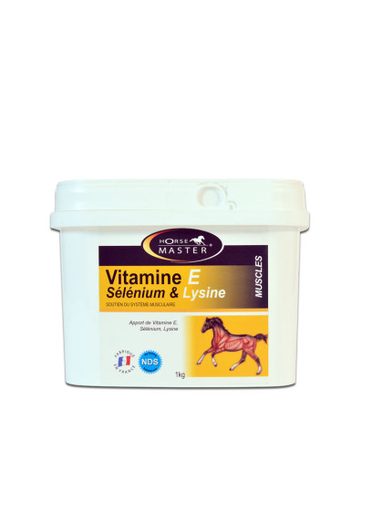 Vitamine E Sélénium & Lysine 1kg Horse Master