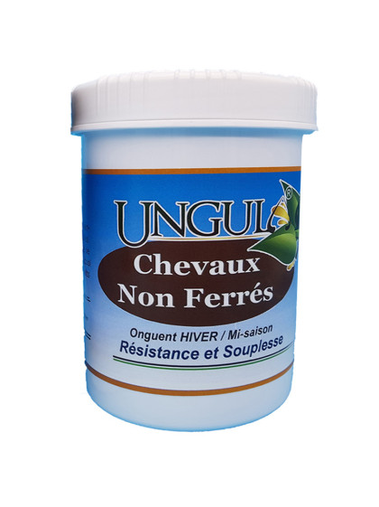 Onguent chevaux non ferrés hiver/mi-saison 1L Ungula Naturalis
