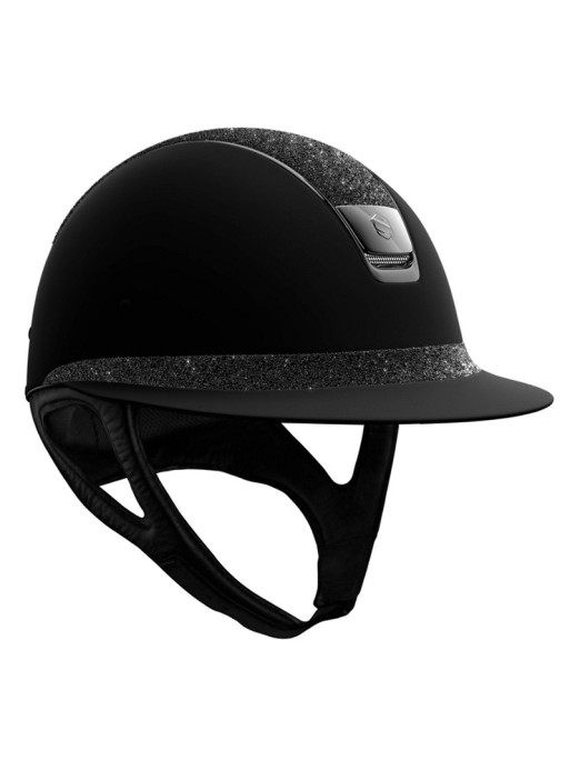 Casque Miss Shield top + bande frontale Crystal Fabric Swarovski Samshield Casque Miss Shield top + bande frontale Crystal Fabric Swarovski Samshield