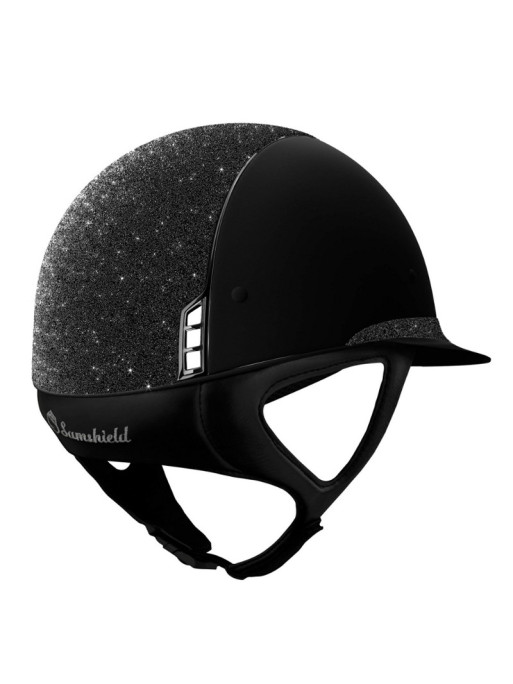 Casque Miss Shield top + bande frontale Crystal Fabric Swarovski Samshield Casque Miss Shield top + bande frontale Crystal Fabric Swarovski Samshield