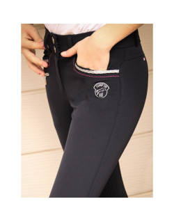 Pantalon d'équitation Junior Fille Marie Jump'In Marine 1