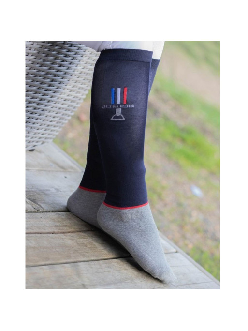Chaussettes France homme Jump'In marine