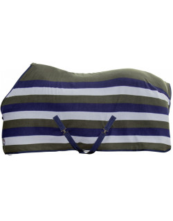 Couverture séchante Professionel HKM bleu foncé, gris pierre et vert olive