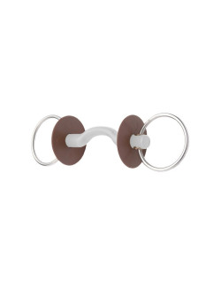 Mors 2 anneaux 6cm à passage de langue Canon soft Beris