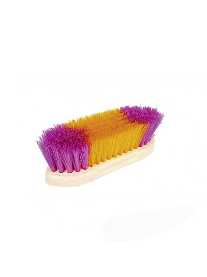 Brosse dure, grand format 20.5x7cm HKM Orange et Rose
