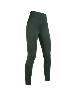 Leggings Cosy fond silicone HKM Vert foncé