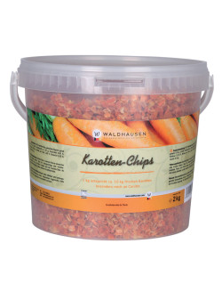 Chips aux carottes séchées...