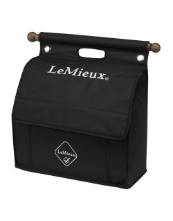 Sac de pansage à suspendre Grooming Bag LeMieux noir fermé