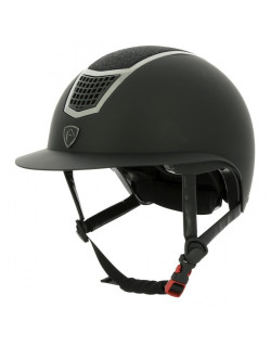 Casque Airy L Equithème noir brillant