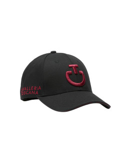 Casquette Logo Coton Cavalleria Toscana bordeaux